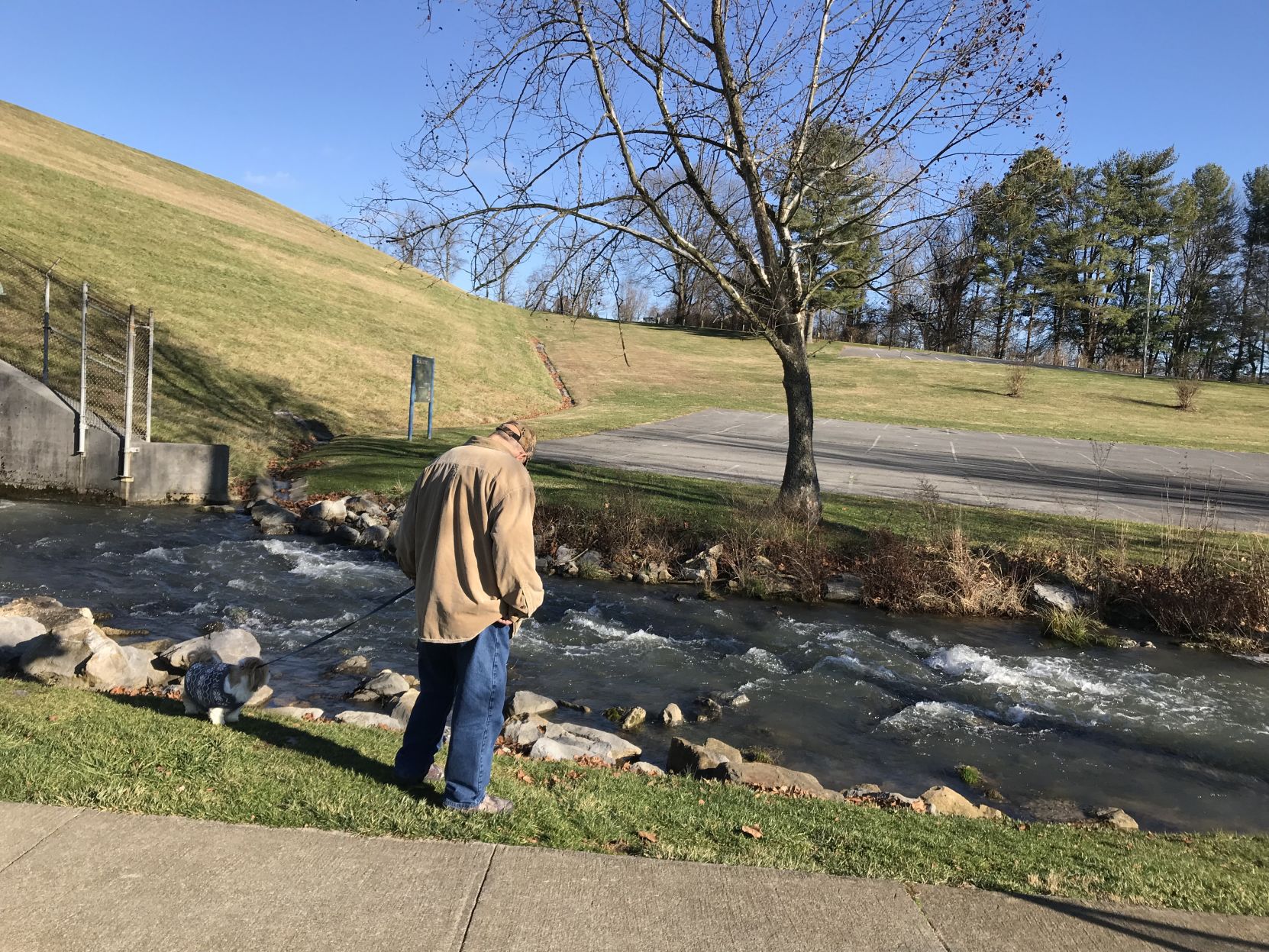 PARK4 -Buddy Honaker & dog.JPG
